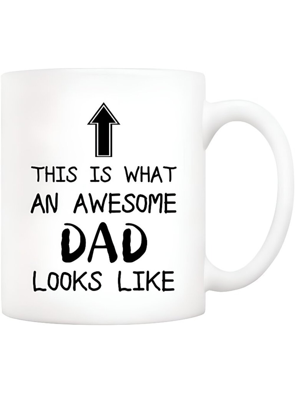 Christmas Gifts Funny Dad Coffee Mug, This Is What an Awesome Dad Looks Like